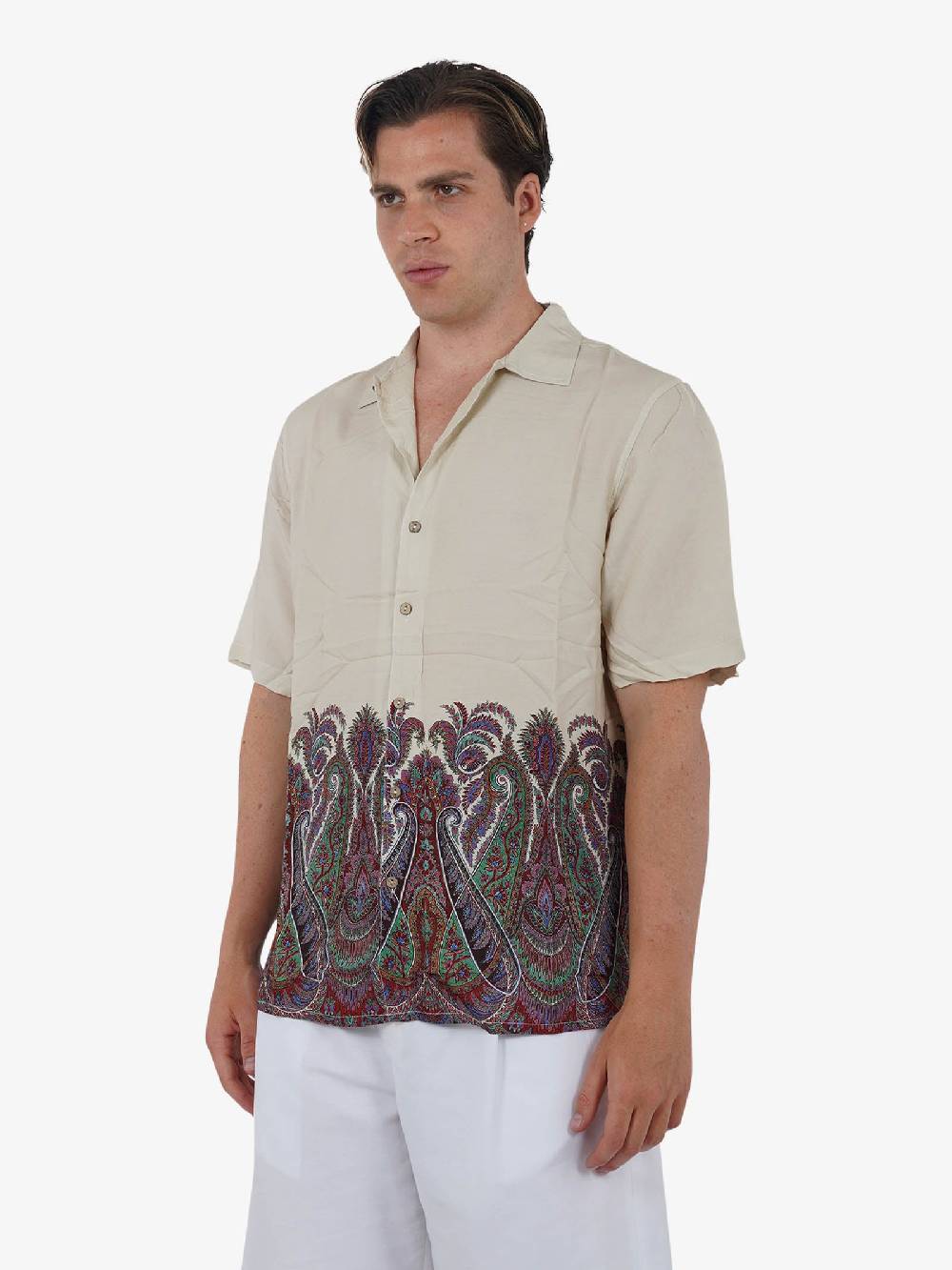 TOOCO Camicia Bowling Kenzia uomo panna Comprare a buon mercato
