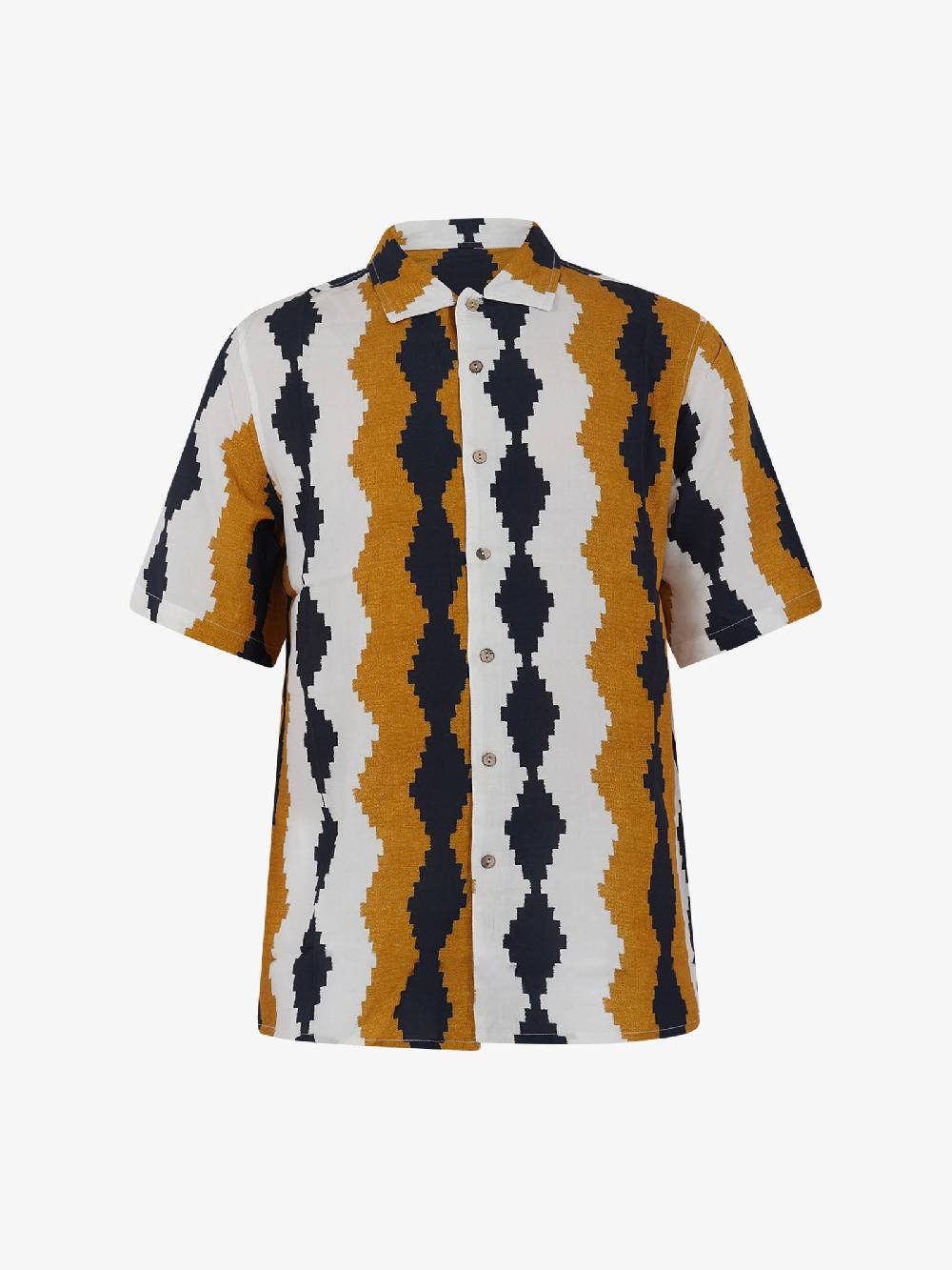TOOCO Camicia Bowling Curcuma uomo marrone Grande vendita
