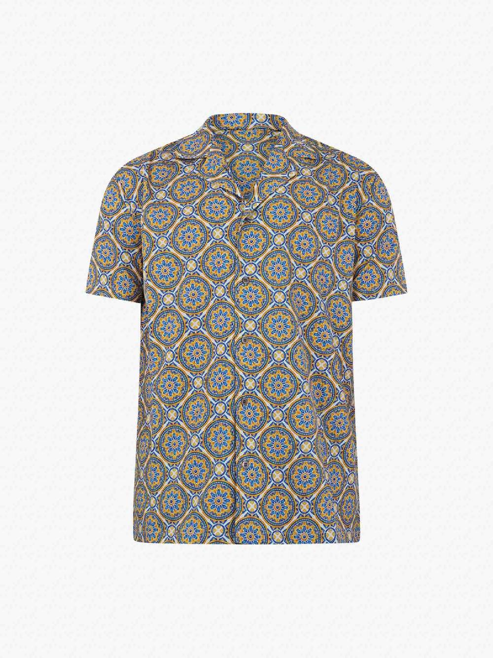 MOVE BEACHWEAR Camicia Bowling con stampa PRINT 24 uomo multicolor Flash Sale