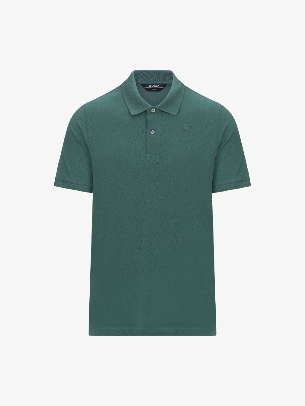 K-WAY Polo Amedee K5127BW uomo cotone verde Offerta Giorno del Papà