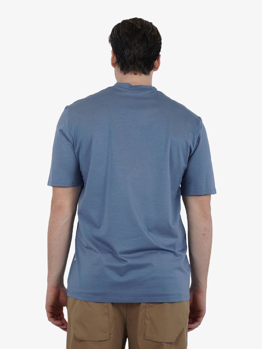YES LONDON T-shirt girocollo XM4090 uomo cotone grigio Nuovi prodotti