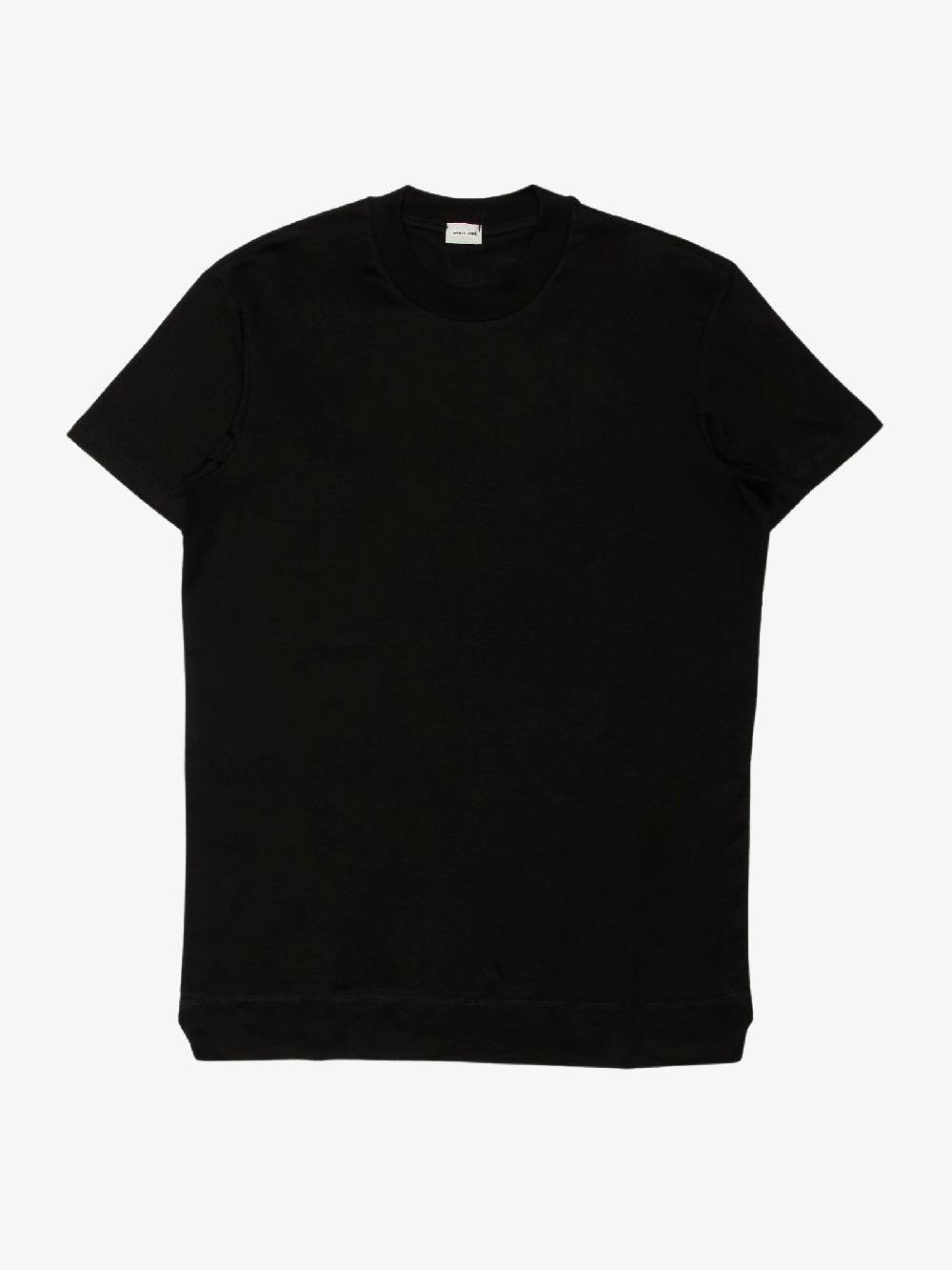 WHITE OVER Tshirt slim fit uomo nera