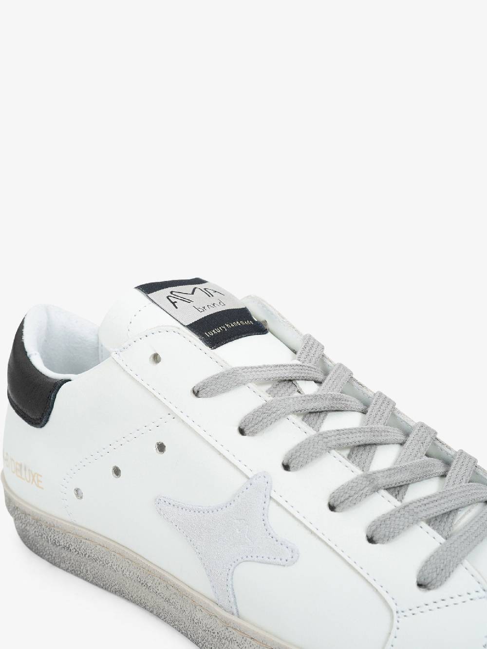 AMA BRAND Sneakers 2726 uomo in pelle bianco Sconti VIP