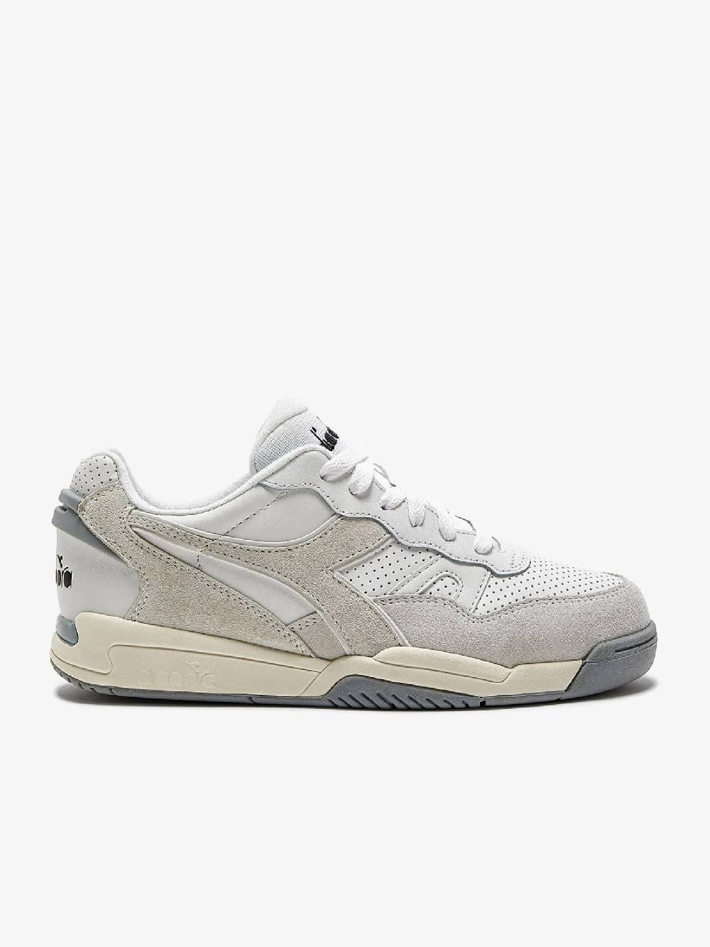 DIADORA Sneakers Winner SL 501.179583_C0657 in pelle camoscio bianco Offerta speciale della fabbrica