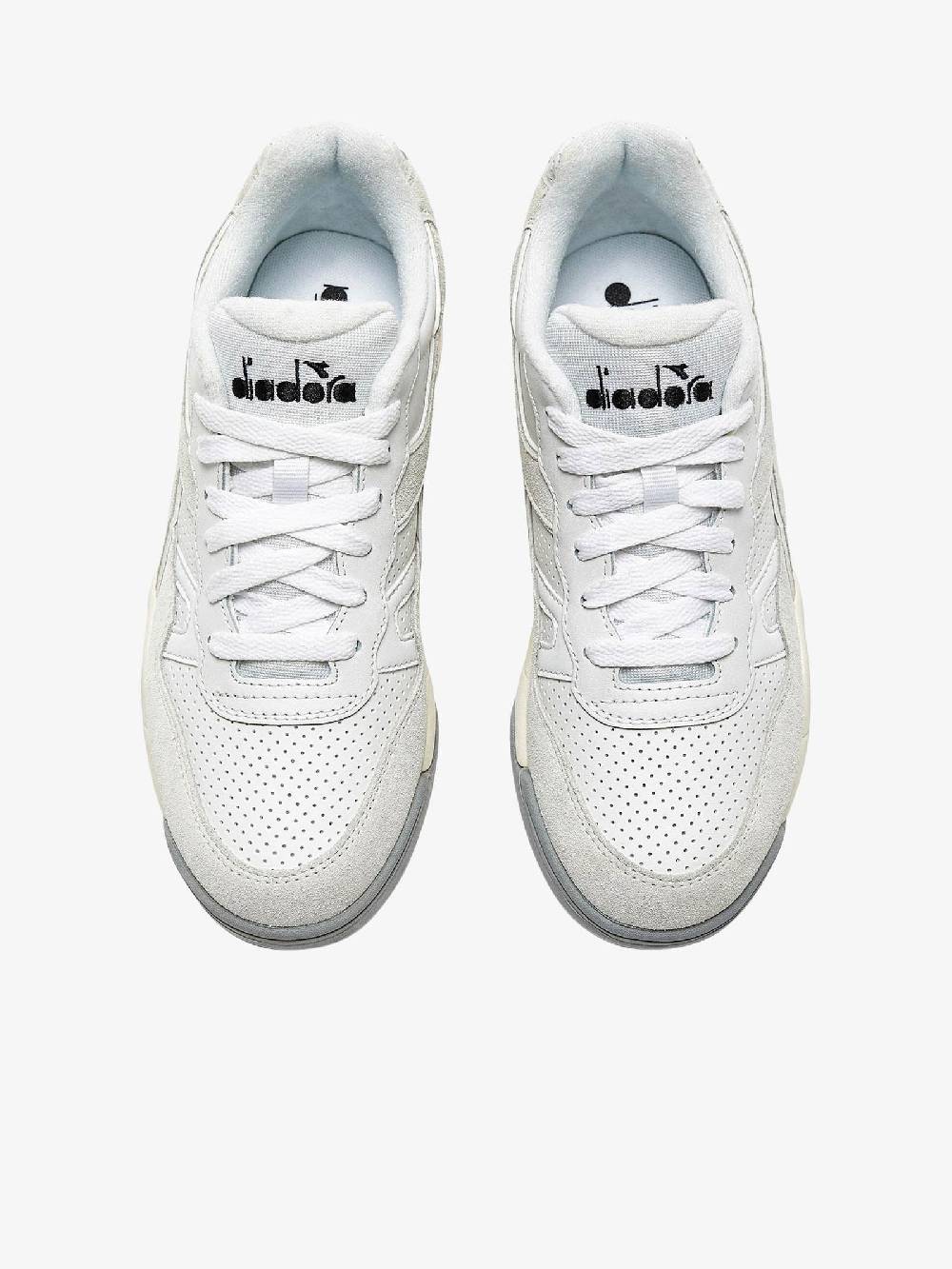 DIADORA Sneakers Winner SL 501.179583_C0657 in pelle camoscio bianco Offerta speciale della fabbrica