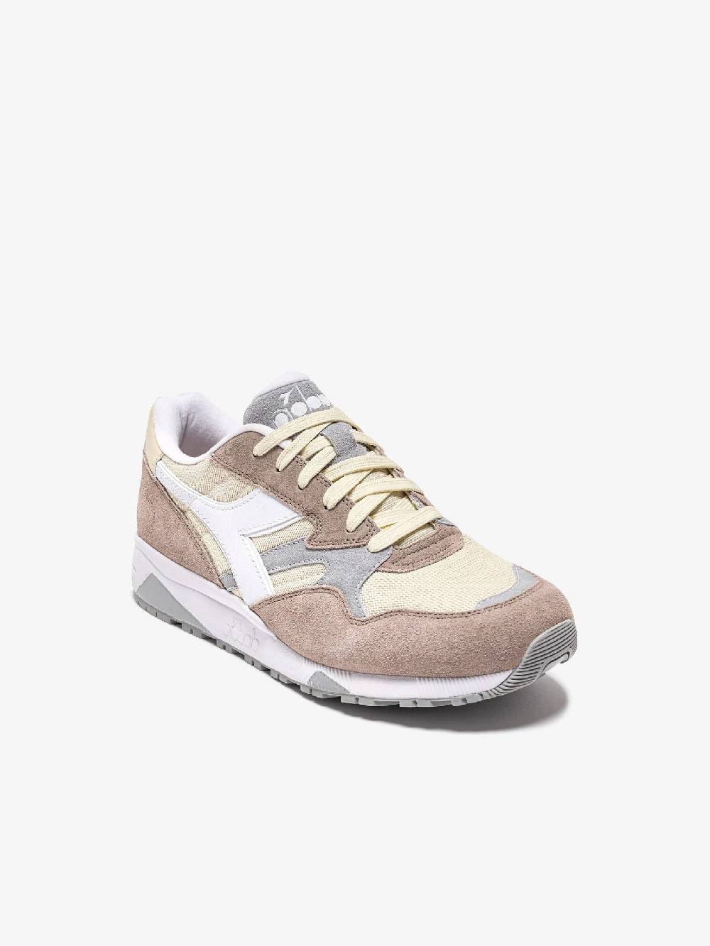 DIADORA Sneakers N902 501.178559_C7240 uomo in pelle caffè Sostegno trimestrale
