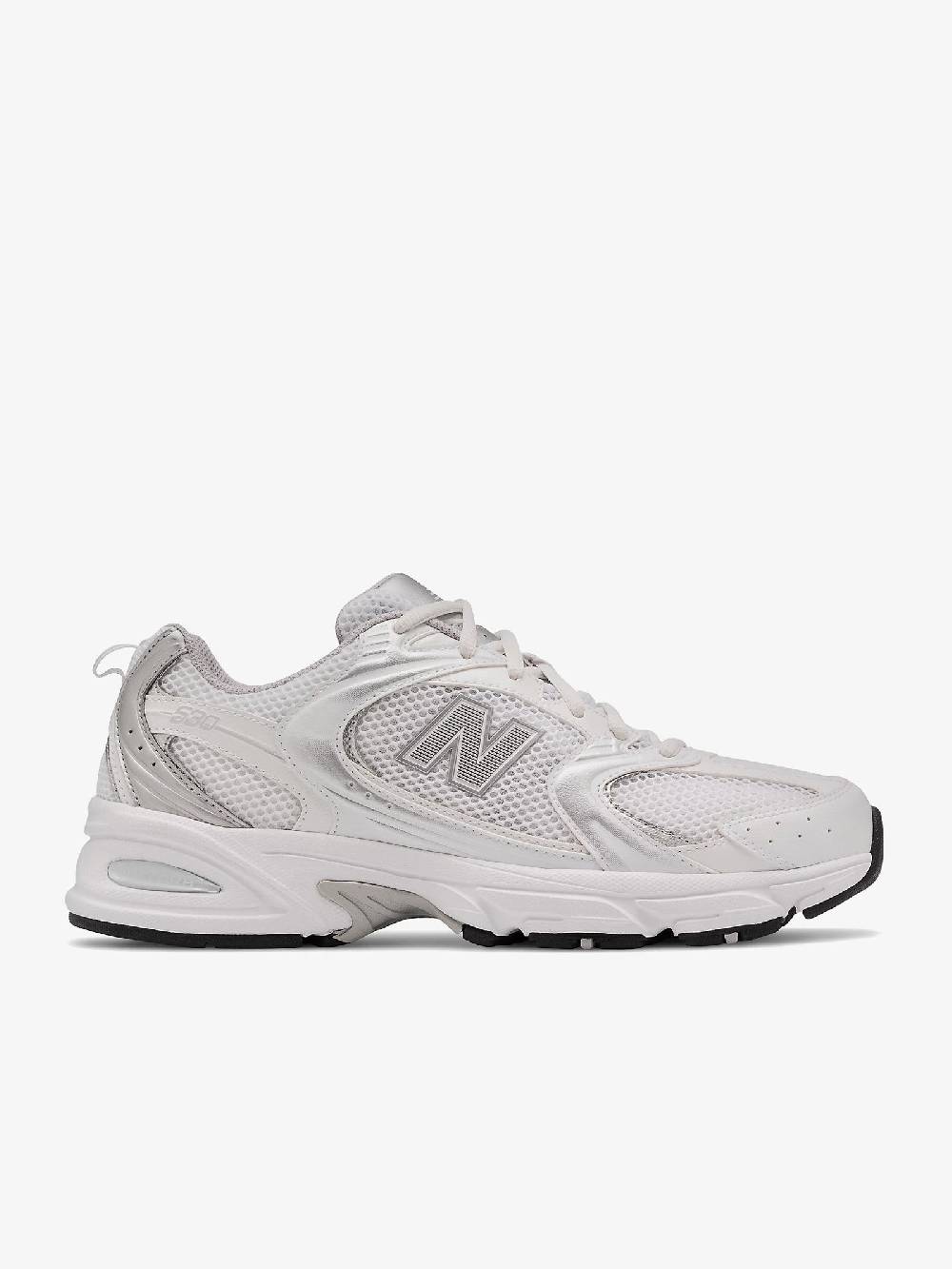 NEW BALANCE Sneakers MR530EMA uomo in tessuto bianco/argento metallizzato Enormi sconti