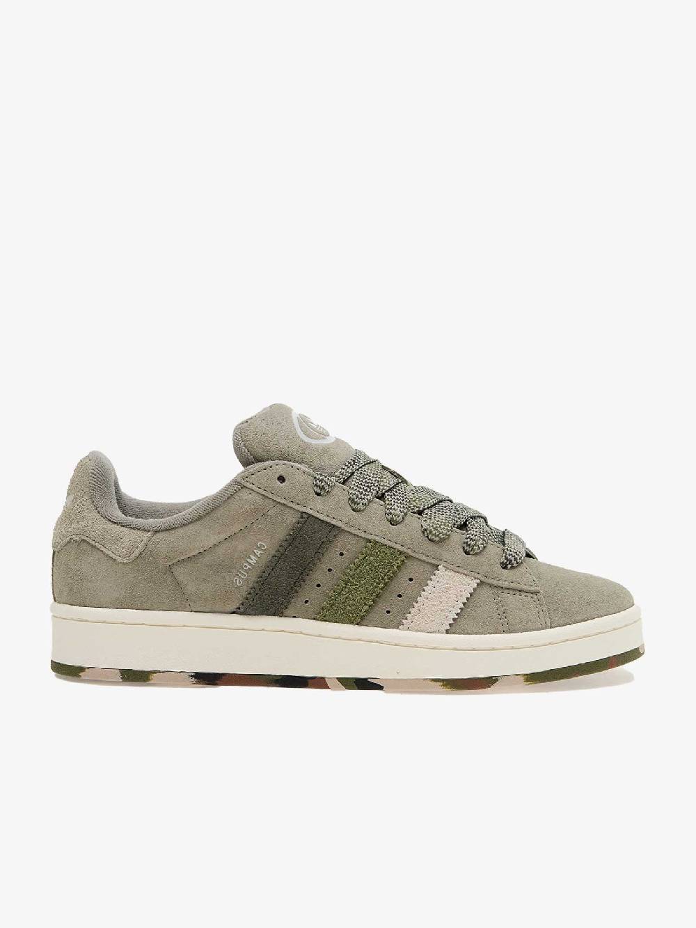 ADIDAS Sneakers Campus 00S IF1822 in pelle oliva/argento