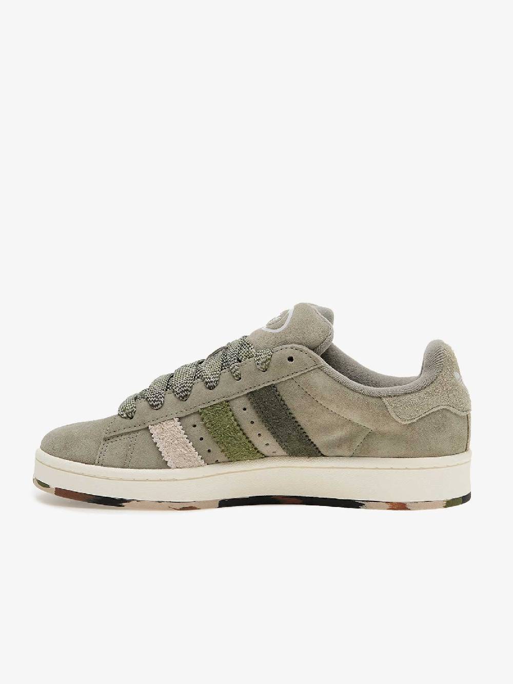 ADIDAS Sneakers Campus 00S IF1822 in pelle oliva/argento Limitato a 3 giorni