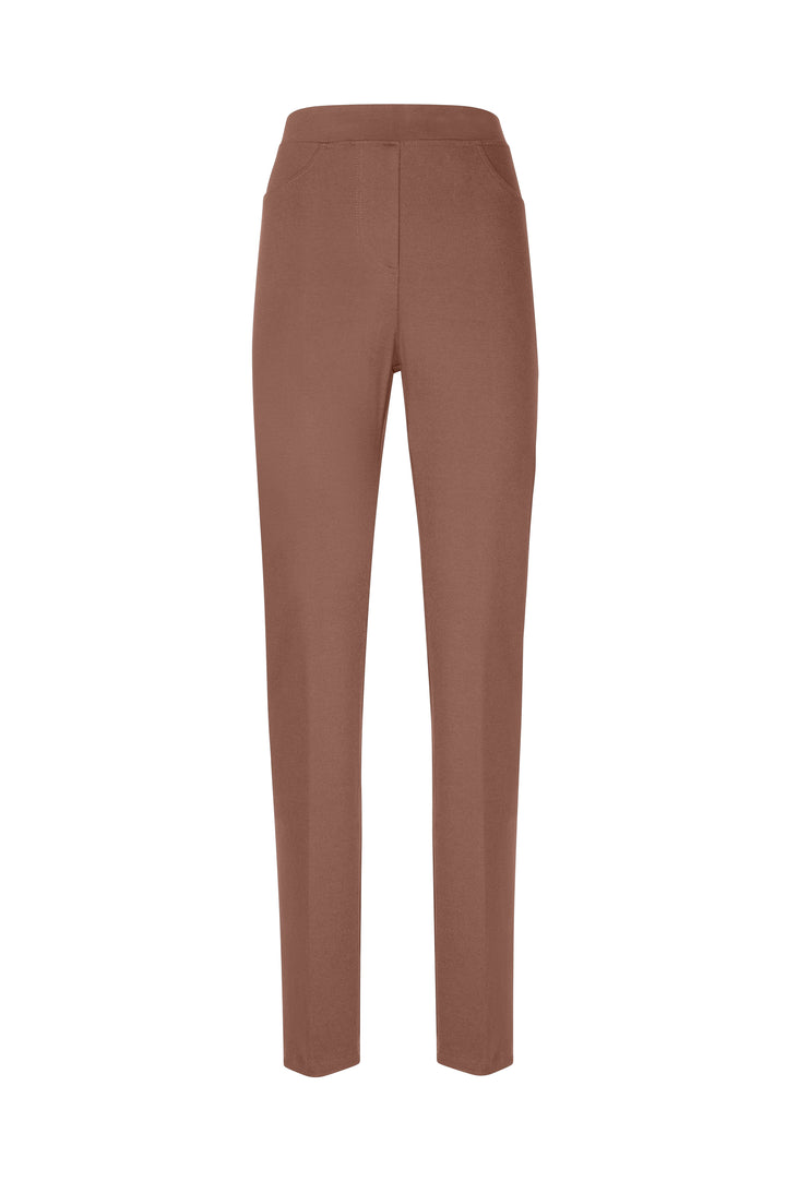 Oltre Tempo Pantalone dritto in punto milano con elastico in vita Acquista Ora