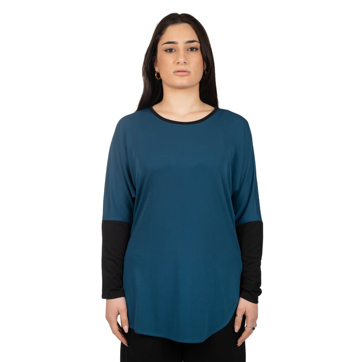 Oltre Tempo Maglia in jersey con contrasti Negozi Online