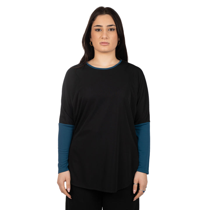 Oltre Tempo Maglia in jersey con contrasti Negozi Online