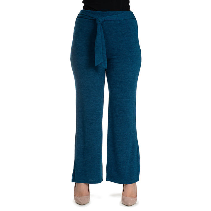 Oltre Tempo Pantalone in maglia con fusciacca Offerte esclusive