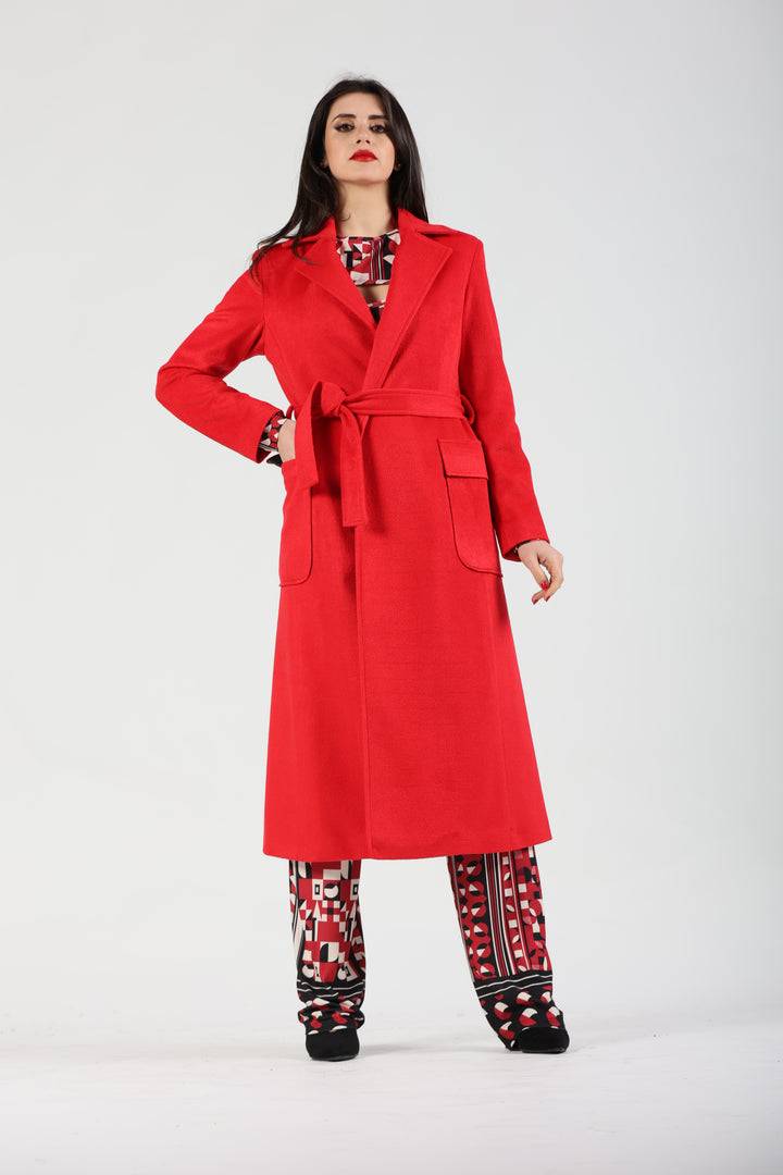 Oltre Tempo Cappotto in lana con tasche a toppa Negozi Online