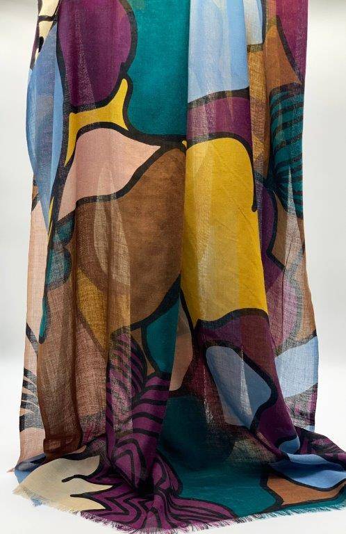 Ordi.to Accessori CHAGALL OTTANIO - Sciarpa in lana Nuova