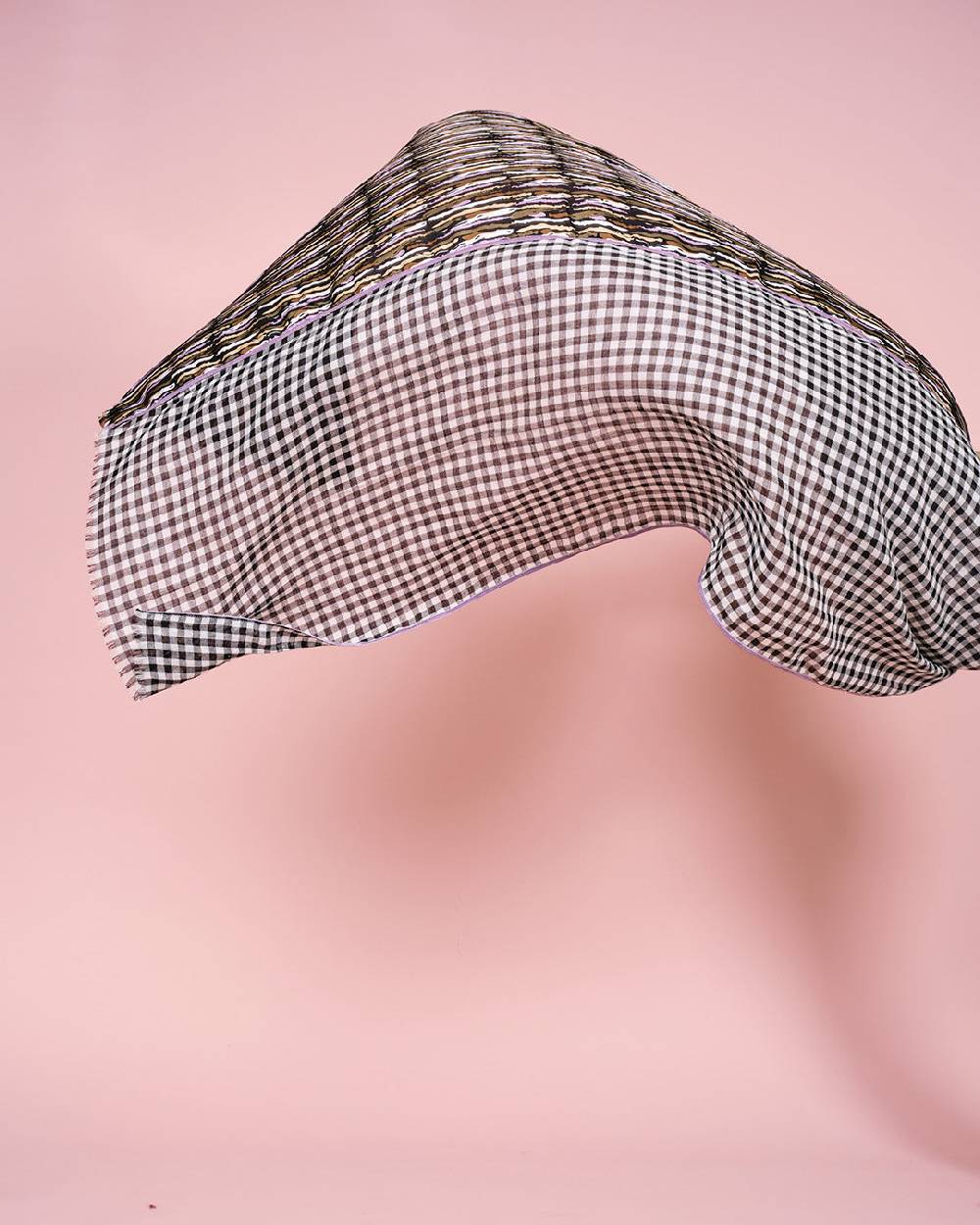 Ordi.to Accessori TALLIN ROSA - Sciarpa in Seta e Lana 2025