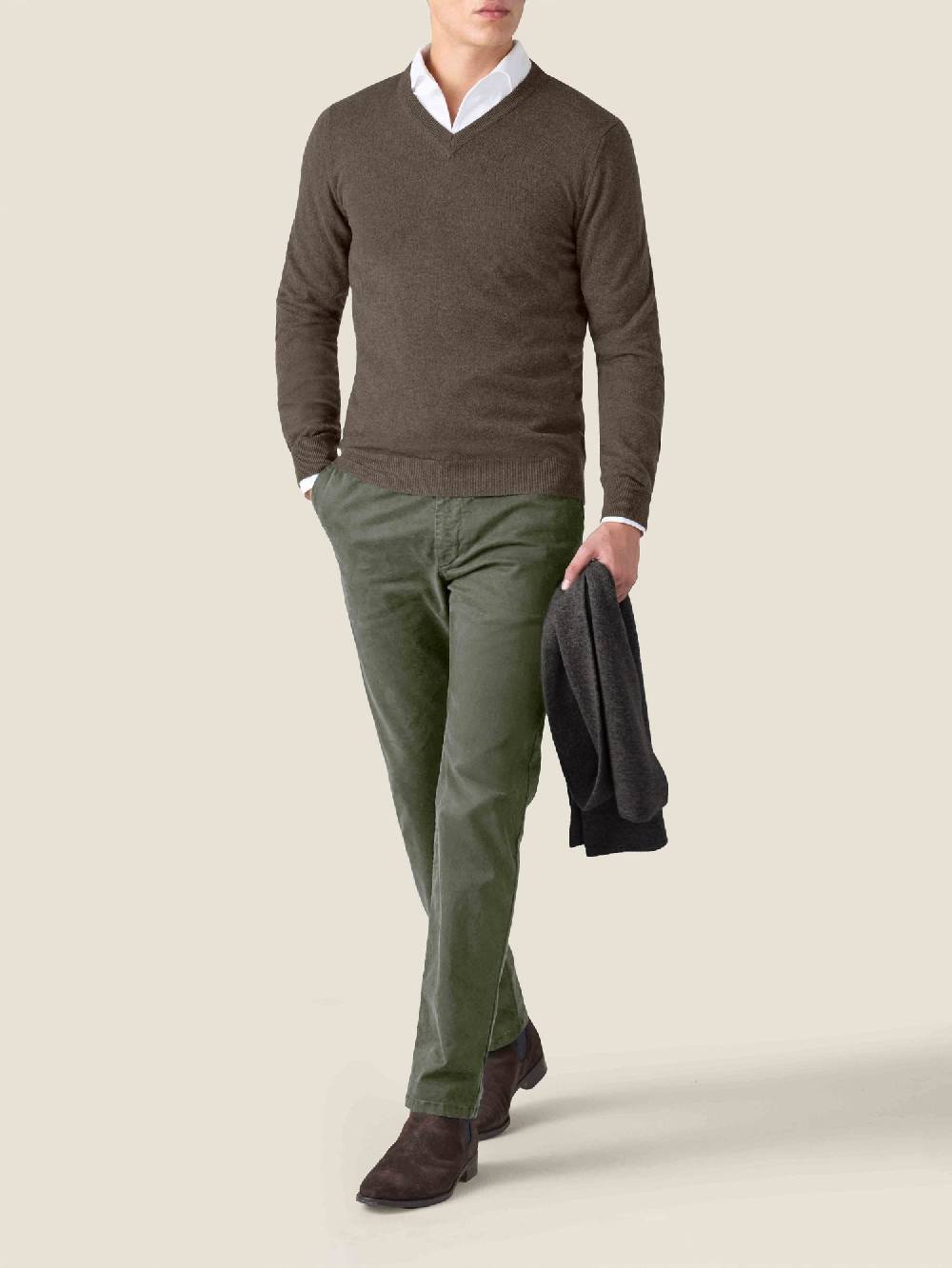 Luca Faloni V Neck2-Ply Cashmere 2025
