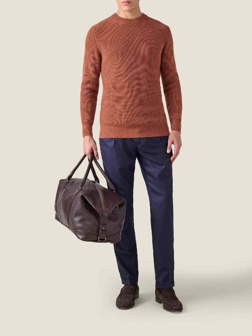 Luca Faloni Crew NeckChunky Knit Cashmere Sottocosto