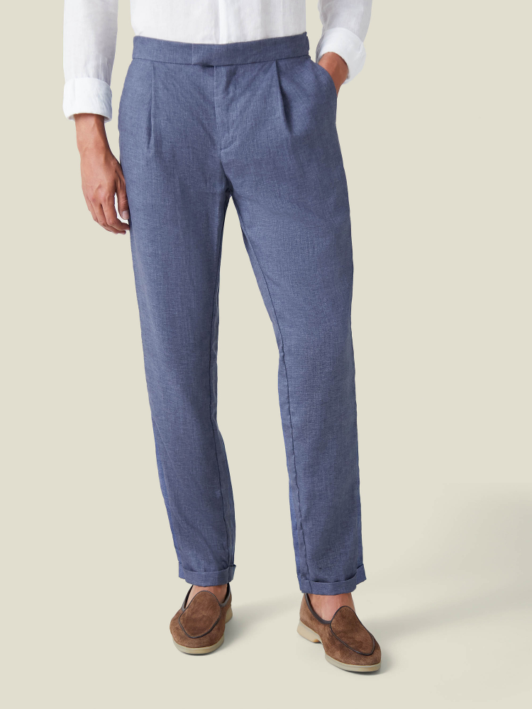 Luca Faloni Elegant TrousersLinen