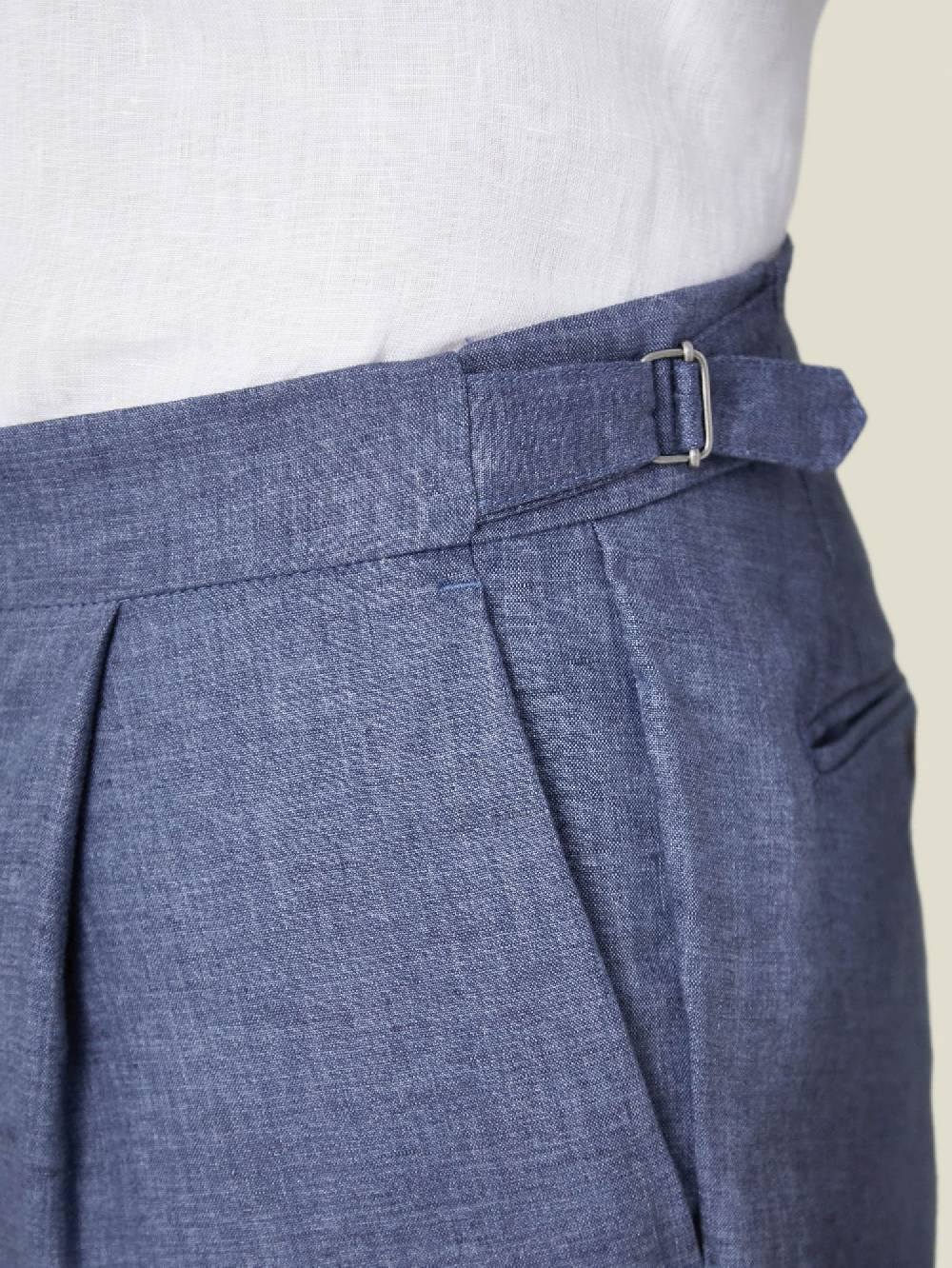 Luca Faloni Elegant TrousersLinen Moda
