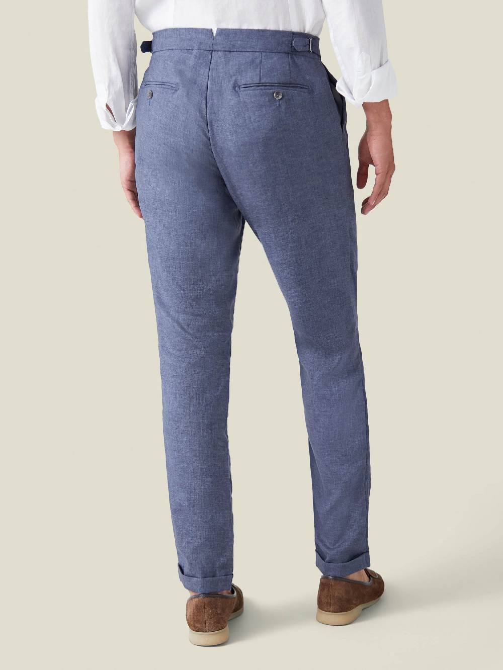 Luca Faloni Elegant TrousersLinen Moda