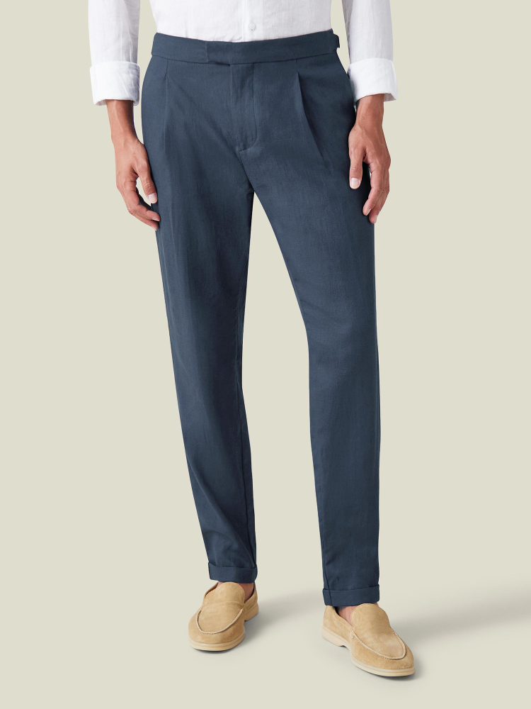 Luca Faloni Elegant TrousersLinen