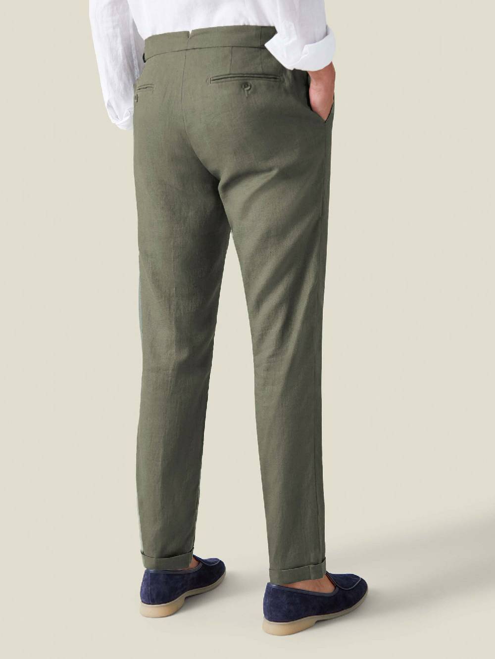 Luca Faloni Elegant TrousersLinen Italy