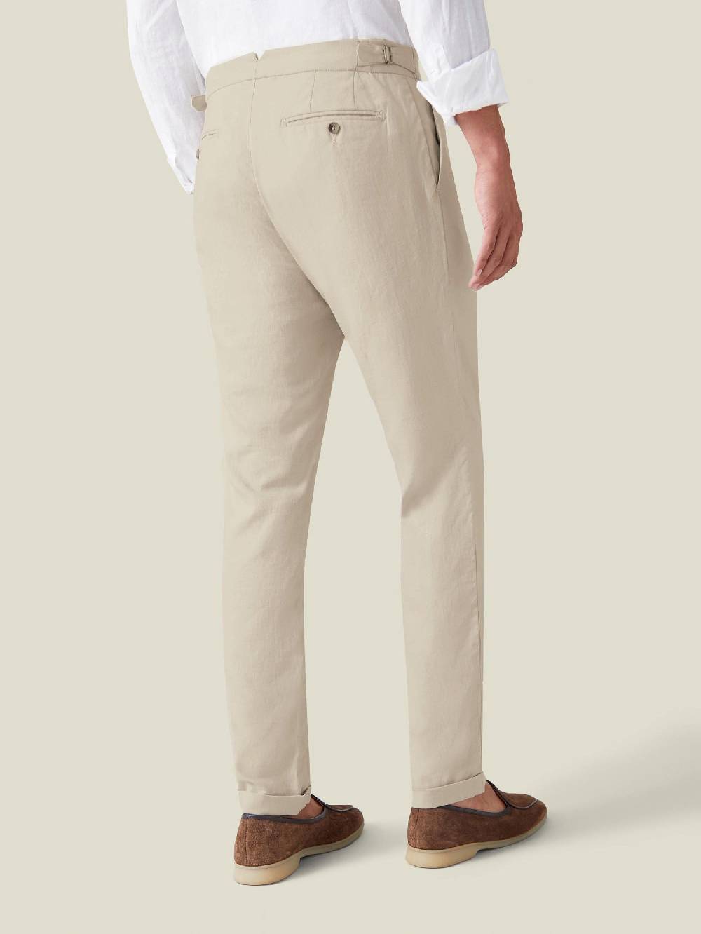 Luca Faloni Elegant TrousersLinen Italia