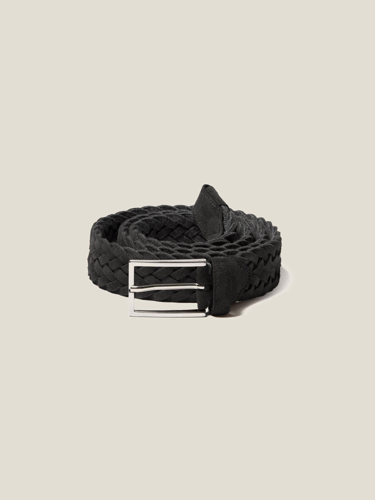 Luca Faloni Woven BeltSuede