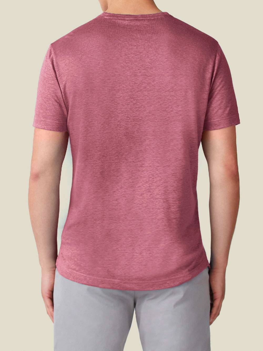 Luca Faloni T-ShirtJersey di Lino Promozione Limitata