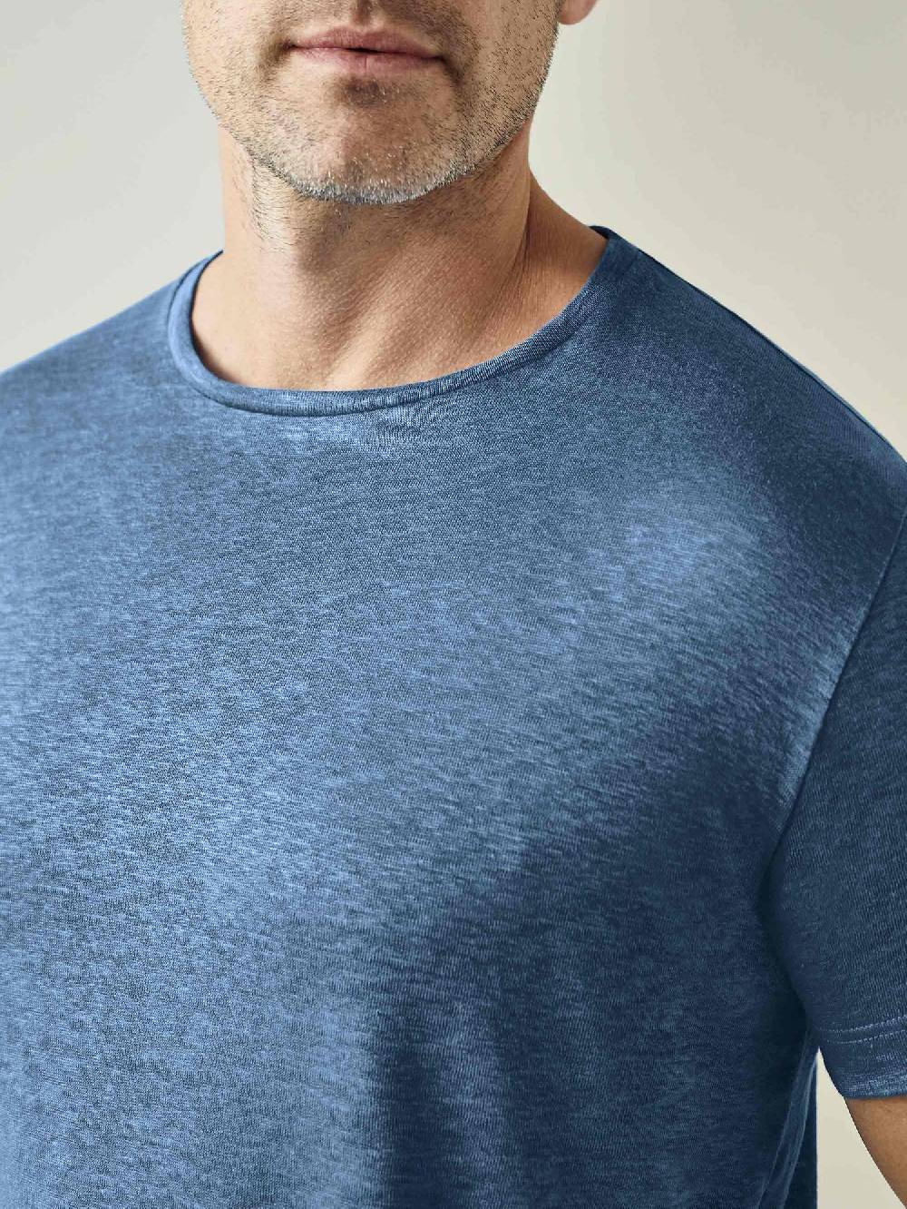 Luca Faloni T-ShirtJersey di Lino Offerta