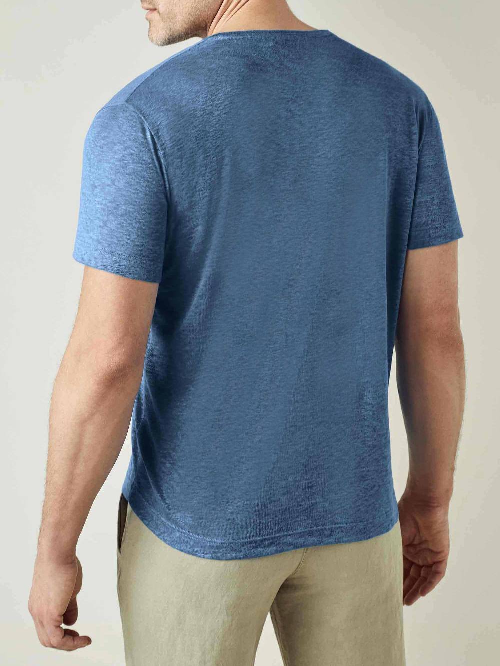 Luca Faloni T-ShirtJersey di Lino Offerta