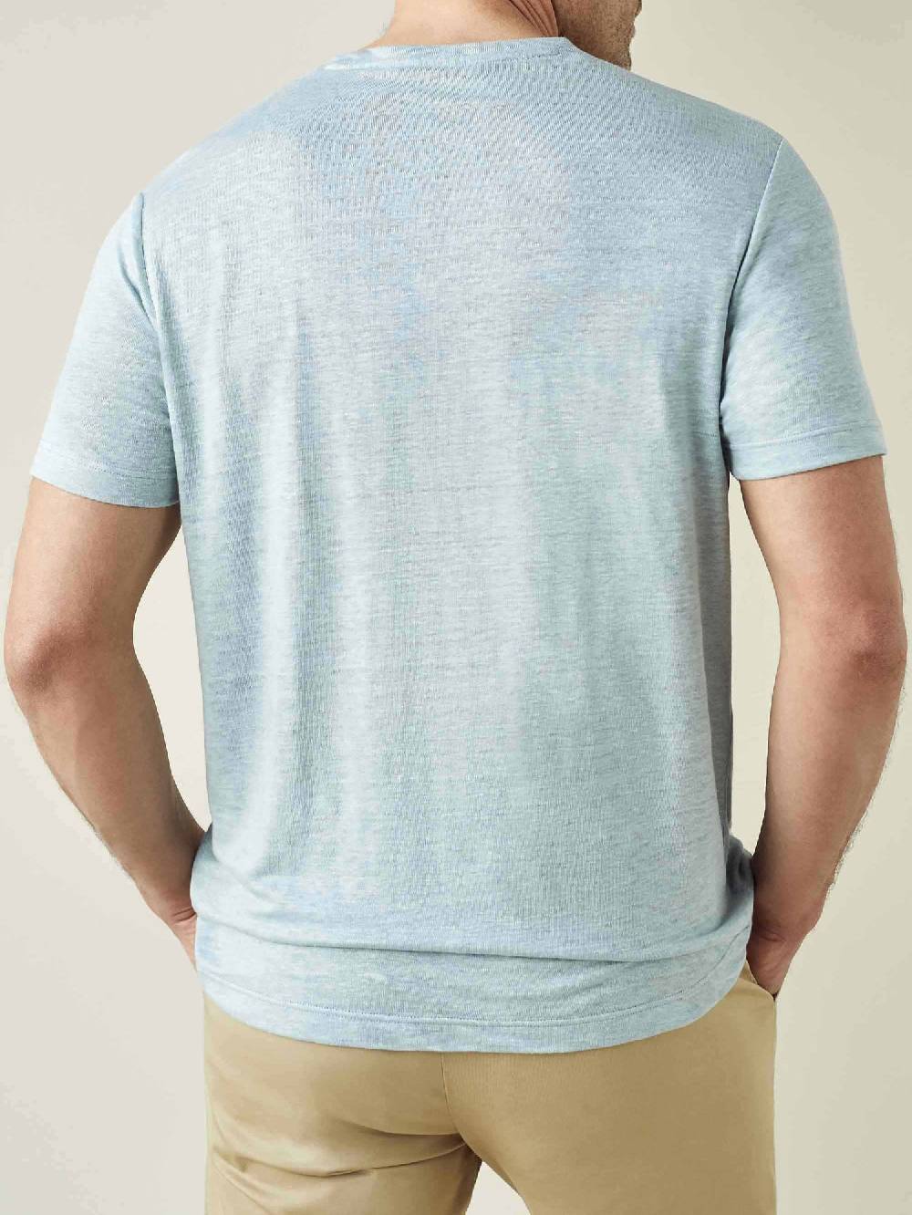 Luca Faloni T-ShirtJersey di Lino Economico