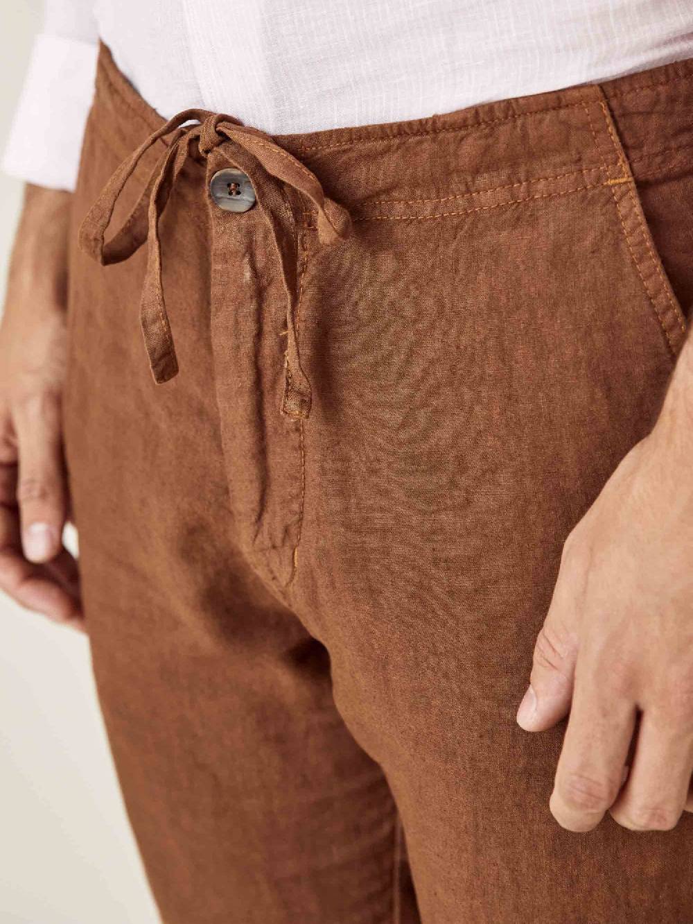 Luca Faloni Lipari PantaloniLino Qualità