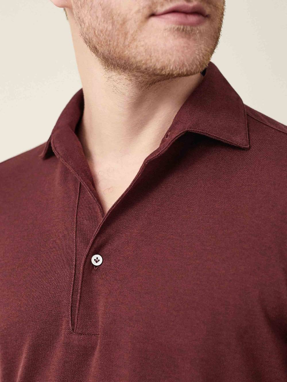 Luca Faloni Brera Polo Piqué di cotone Sottocosto