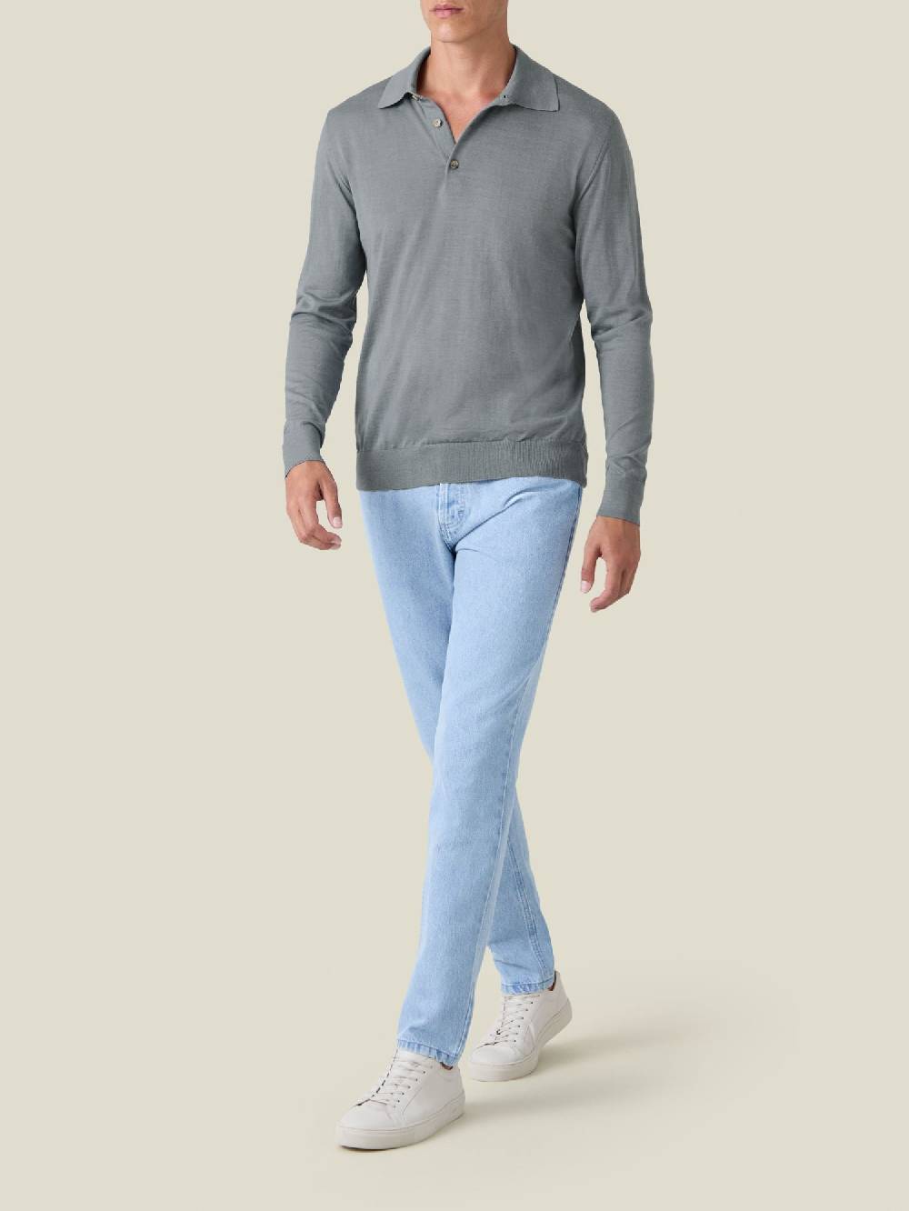 Luca Faloni Knitted PoloSeta-Cashmere Convenienza