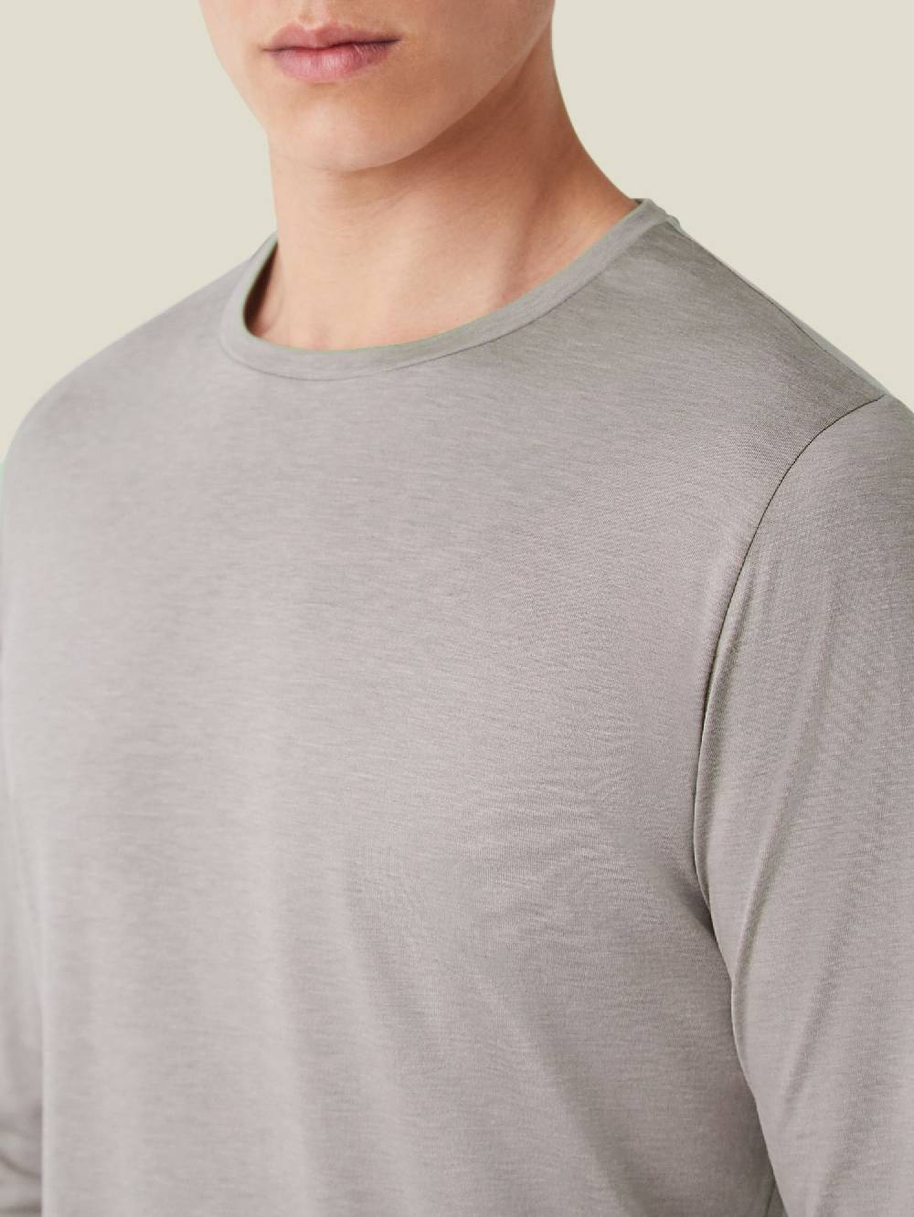 Luca Faloni T-Shirt Maniche LungheSeta Cotone Ultimo giorno