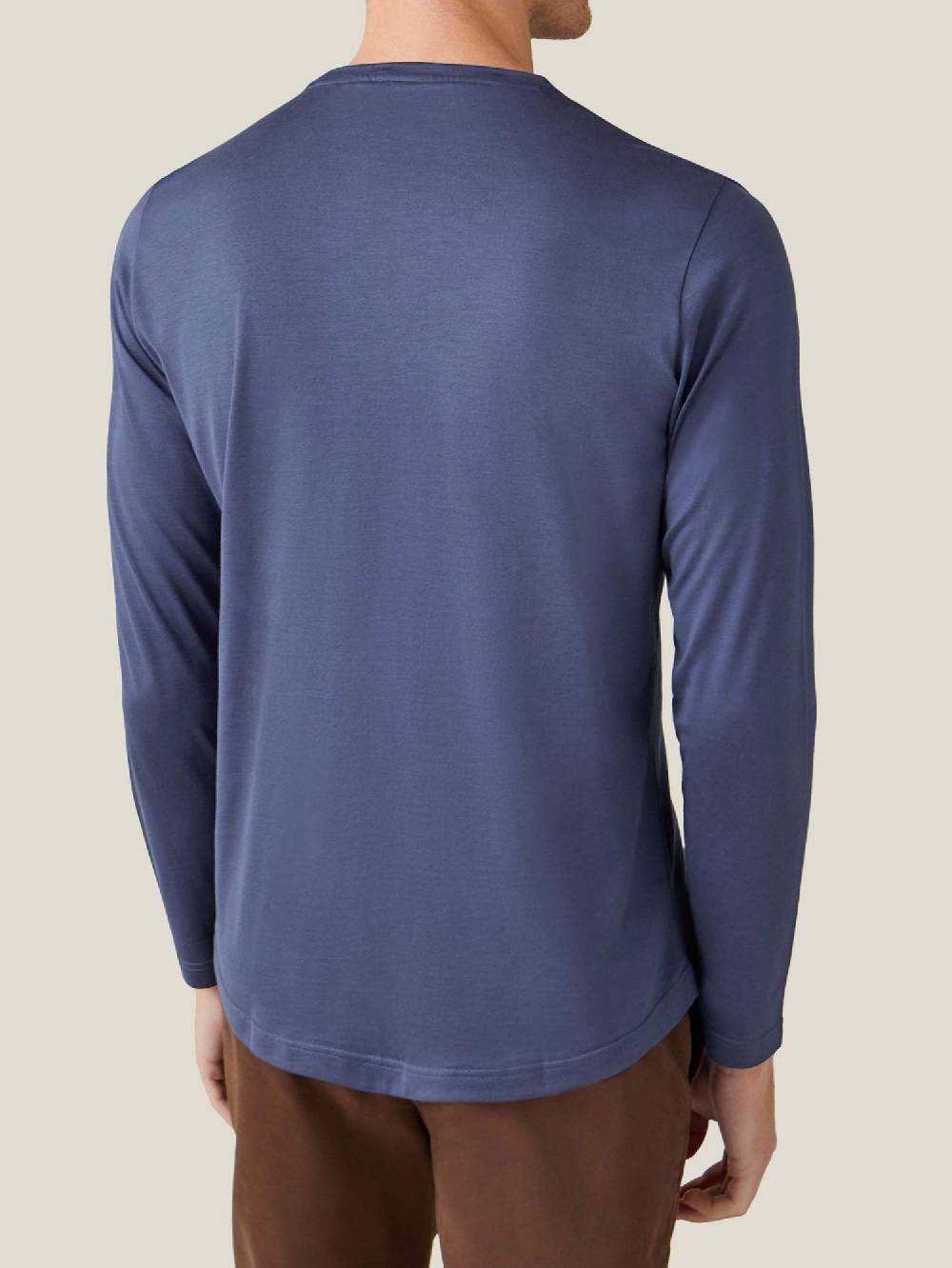 Luca Faloni T-Shirt Maniche LungheSeta Cotone Online