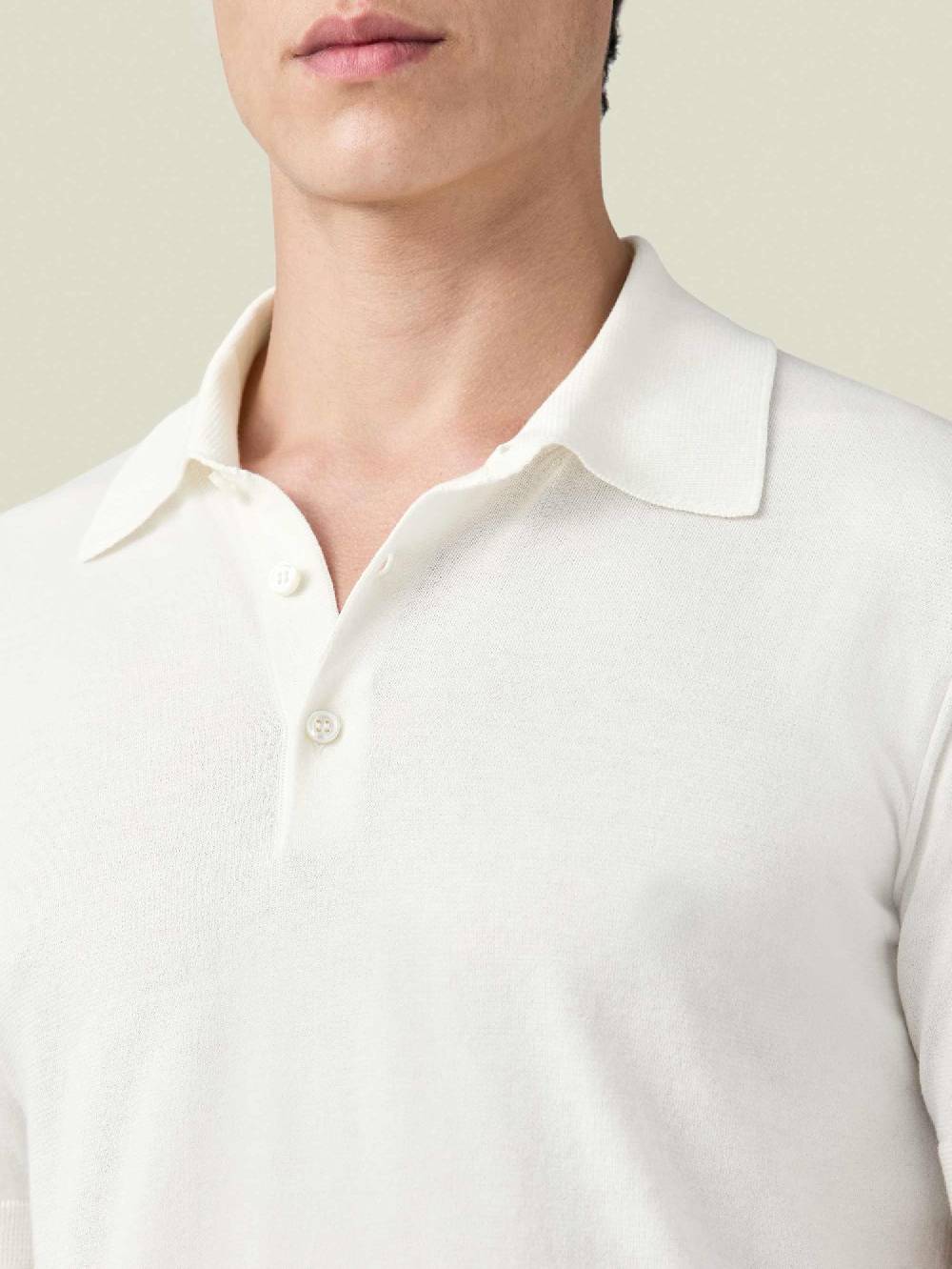 Luca Faloni Polo lavorata a magliaCotone Promozione Limitata