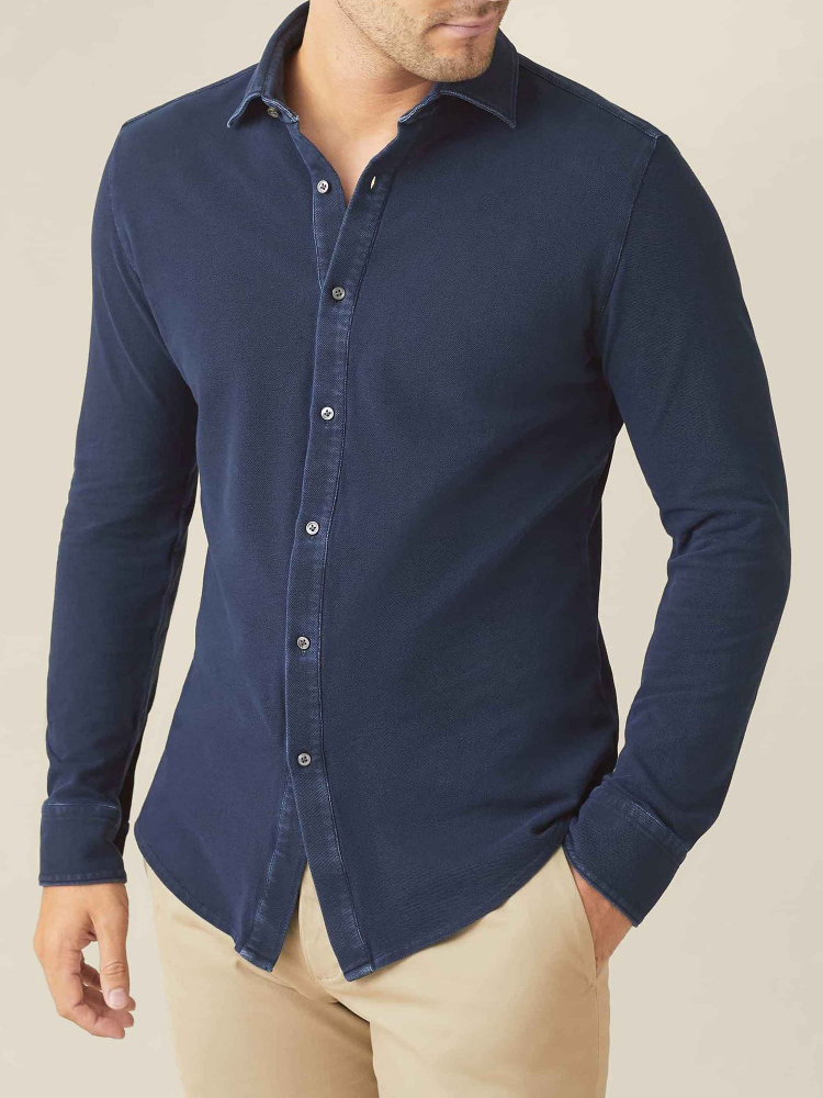 Luca Faloni Camicia SienaCotone Piqué