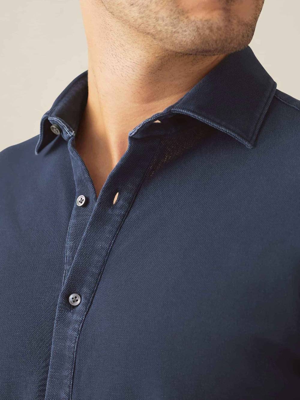 Luca Faloni Camicia SienaCotone Piqué Economico