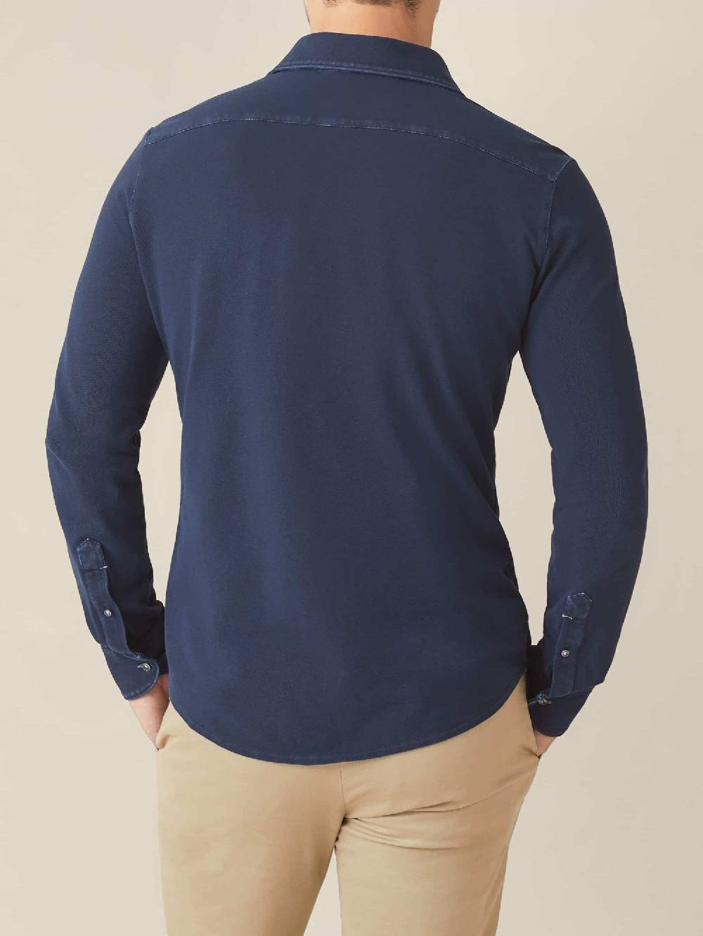 Luca Faloni Camicia SienaCotone Piqué Economico