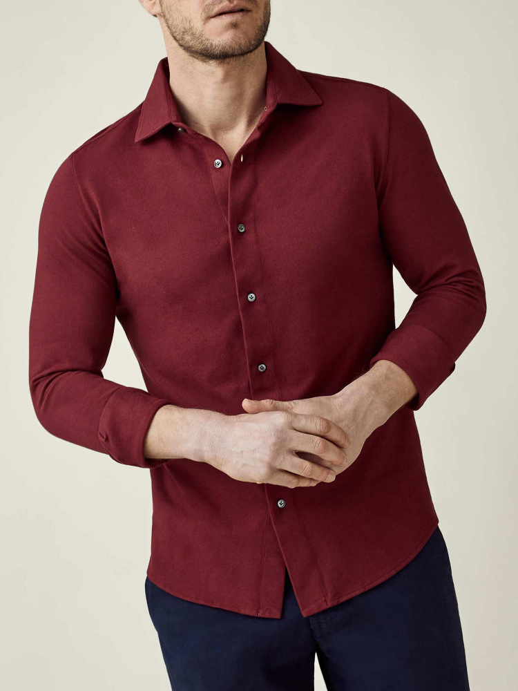 Luca Faloni Camicia SienaCotone Piqué