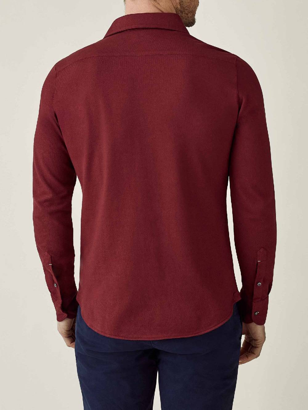 Luca Faloni Camicia SienaCotone Piqué In Vendita