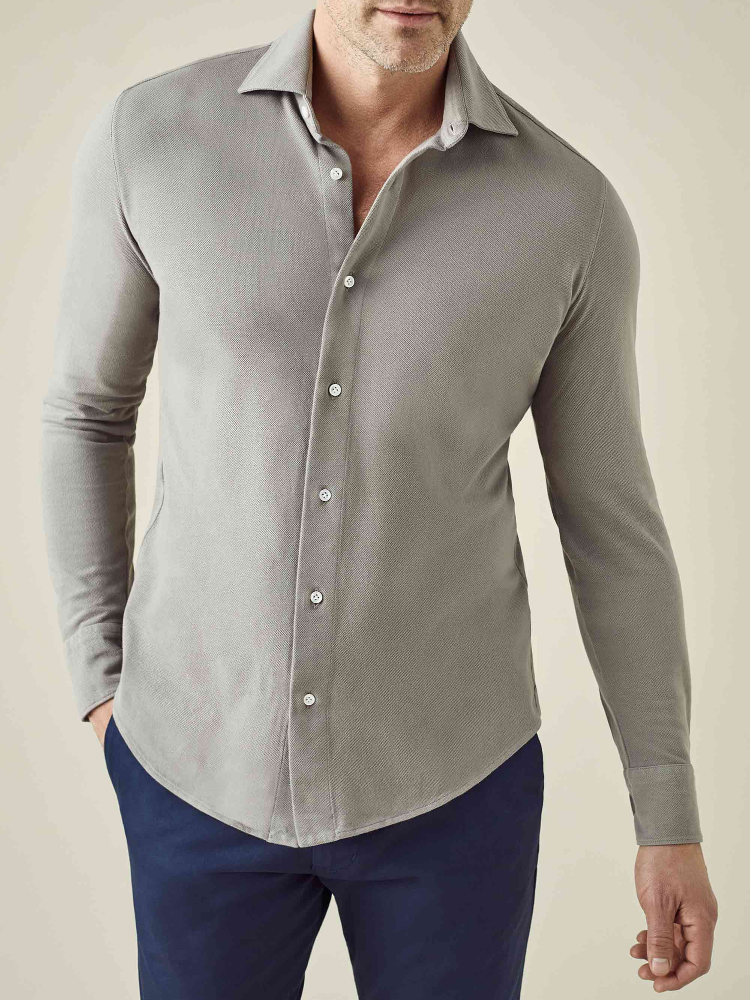 Luca Faloni Camicia SienaCotone Piqué