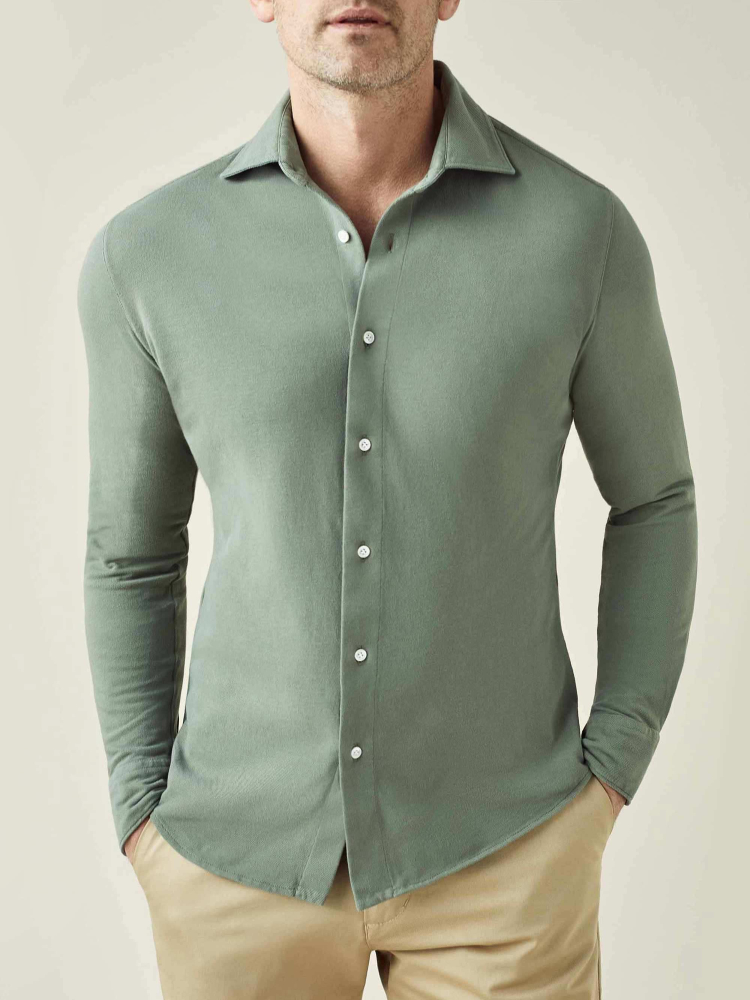 Luca Faloni Camicia SienaCotone Piqué