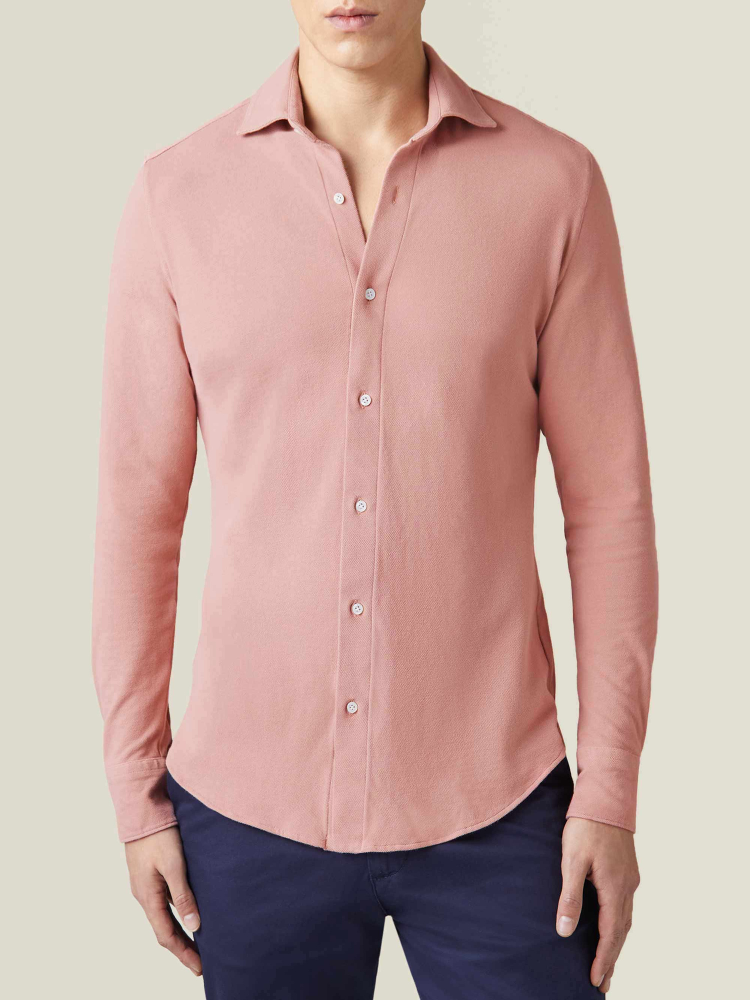 Luca Faloni Camicia SienaCotone Piqué