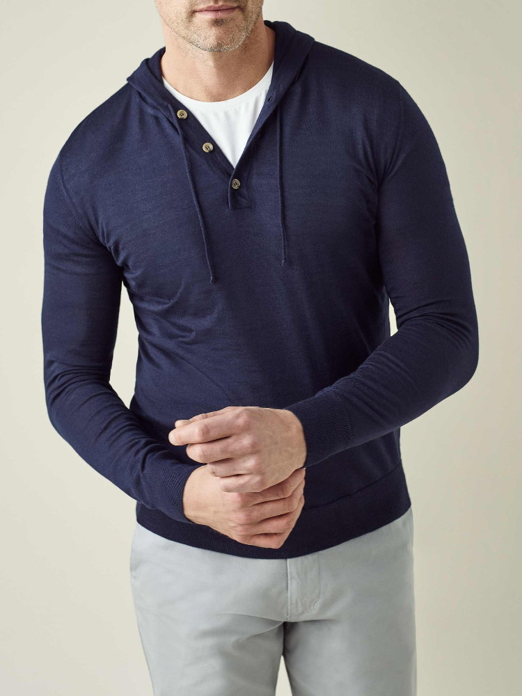 Luca Faloni Felpa con cappuccioSeta-Cashmere