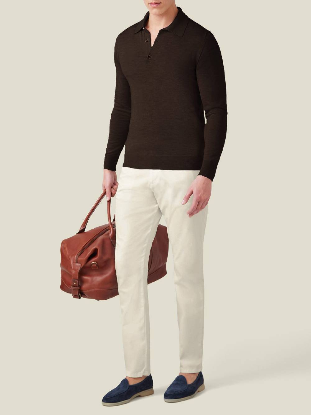 Luca Faloni Knitted PoloSeta-Cashmere Soddisfazione Garantita