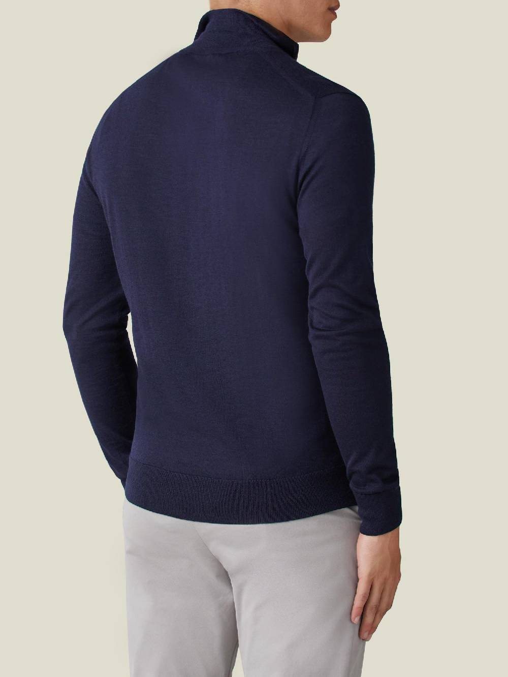 Luca Faloni Maglia con collo mezza zipSeta-Cashmere Negozi Online